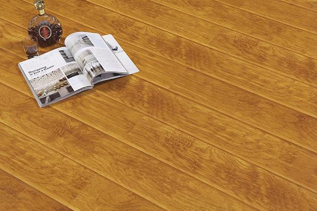 圣保罗健康地板 魅力光影大板模压工艺 超高耐磨性能 强化复合地板